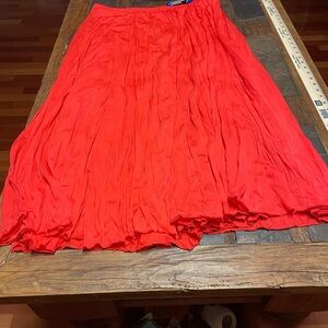 Elegant orangy Red Women's Skirt